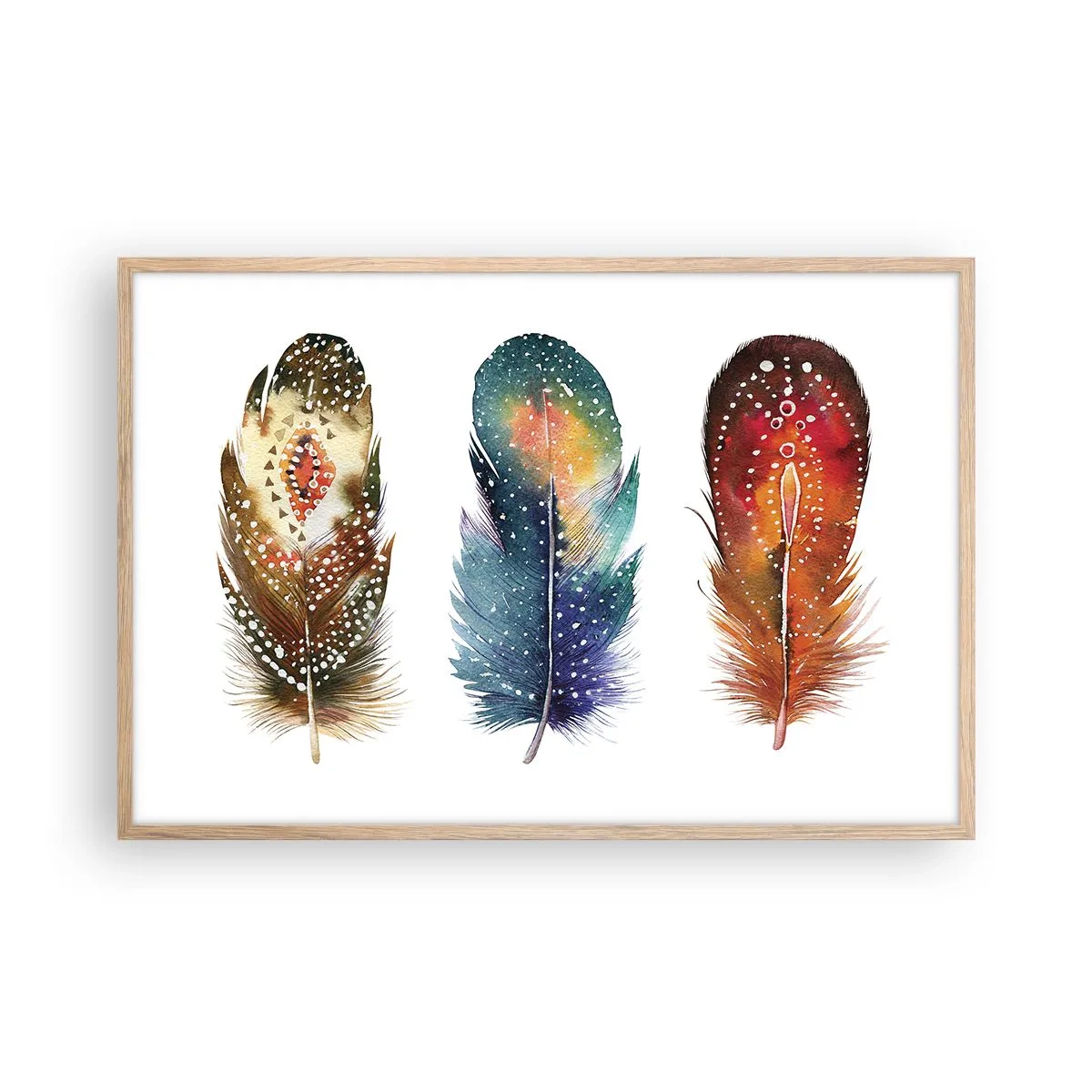 Poster în ramă de stejar deschis - Ritualuri, rituri, mistere - 91x61 cm