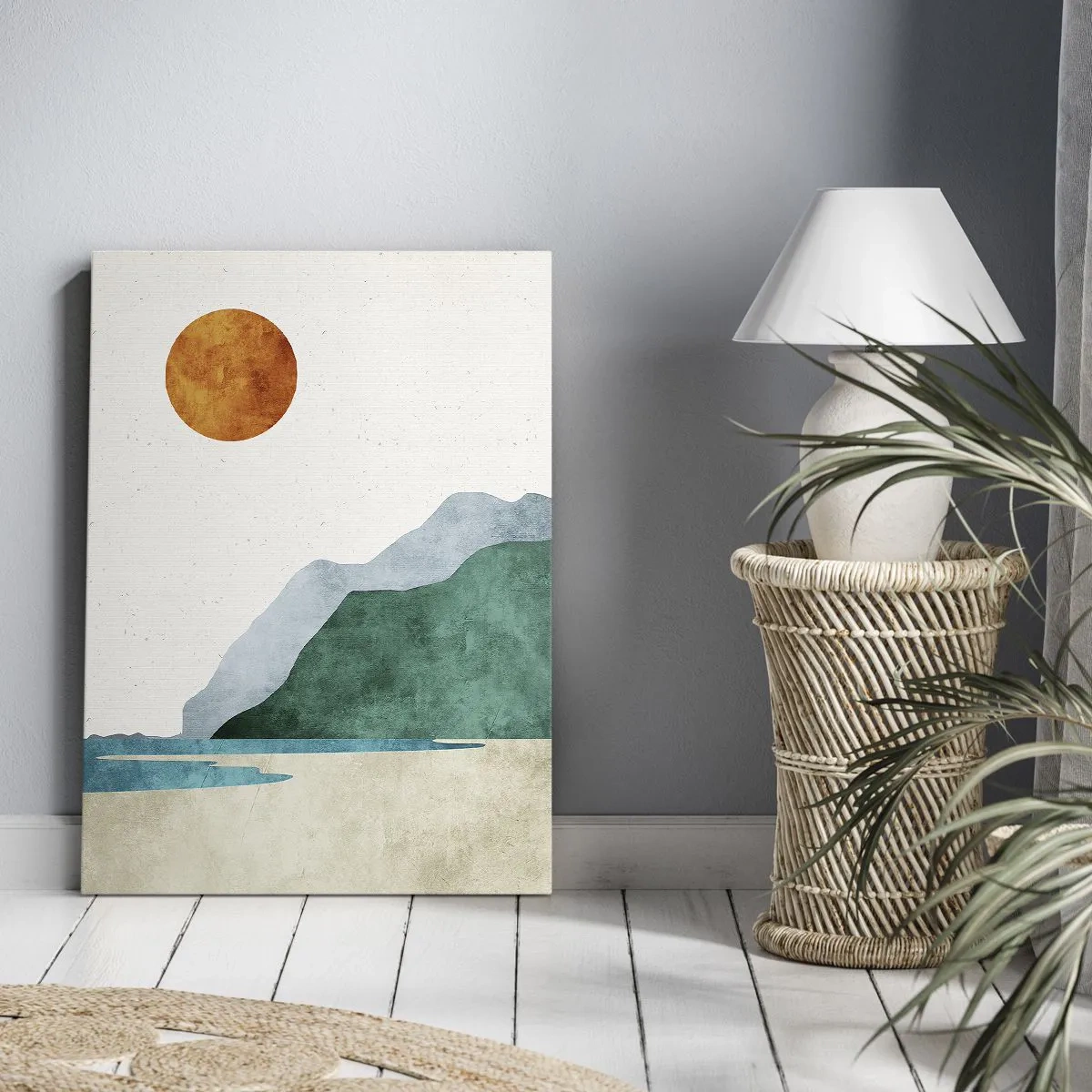 Tablou pe pânză - Peisaj așa cum ar trebui să fie - 45x80 cm