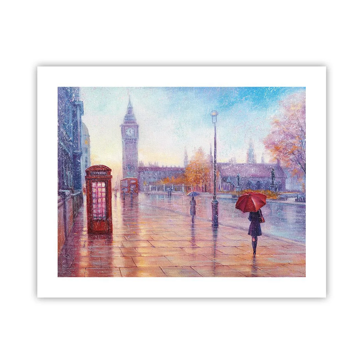 Poster - O zi de toamnă londoneză - 50x40 cm