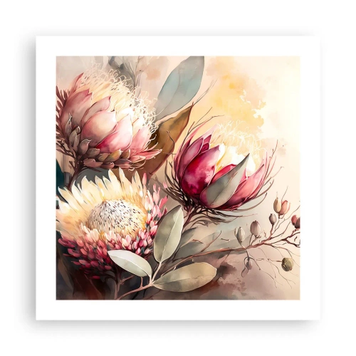 Poster - Profil și en face - 50x50 cm