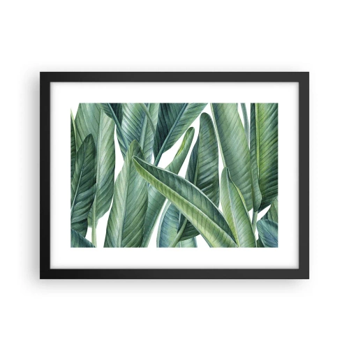 Poster în ramă neagră - Verdeața în sine - 40x30 cm