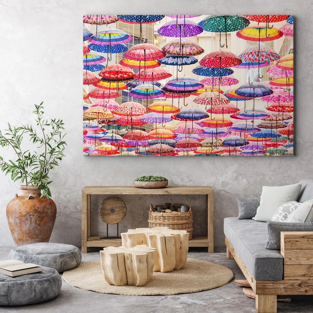 Tablou pe pânză - Pajiște urbană - 100x70 cm