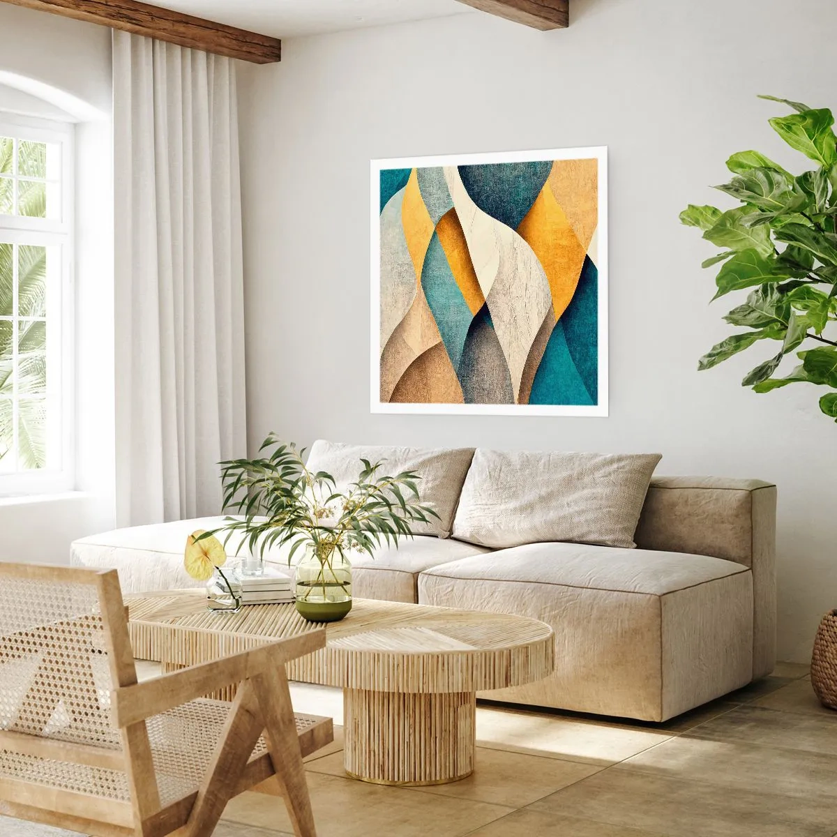 Poster - Ritm și ondulare - 30x30 cm