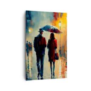 Tablou pe pânză - Poveste de dragoste urbană - 80x120 cm