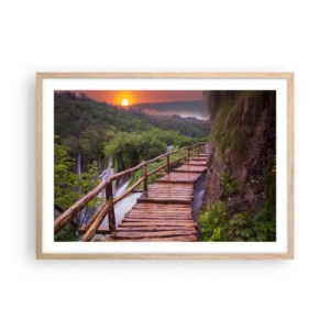 Poster în ramă de stejar deschis - Frumusețe de necrezut - 70x50 cm