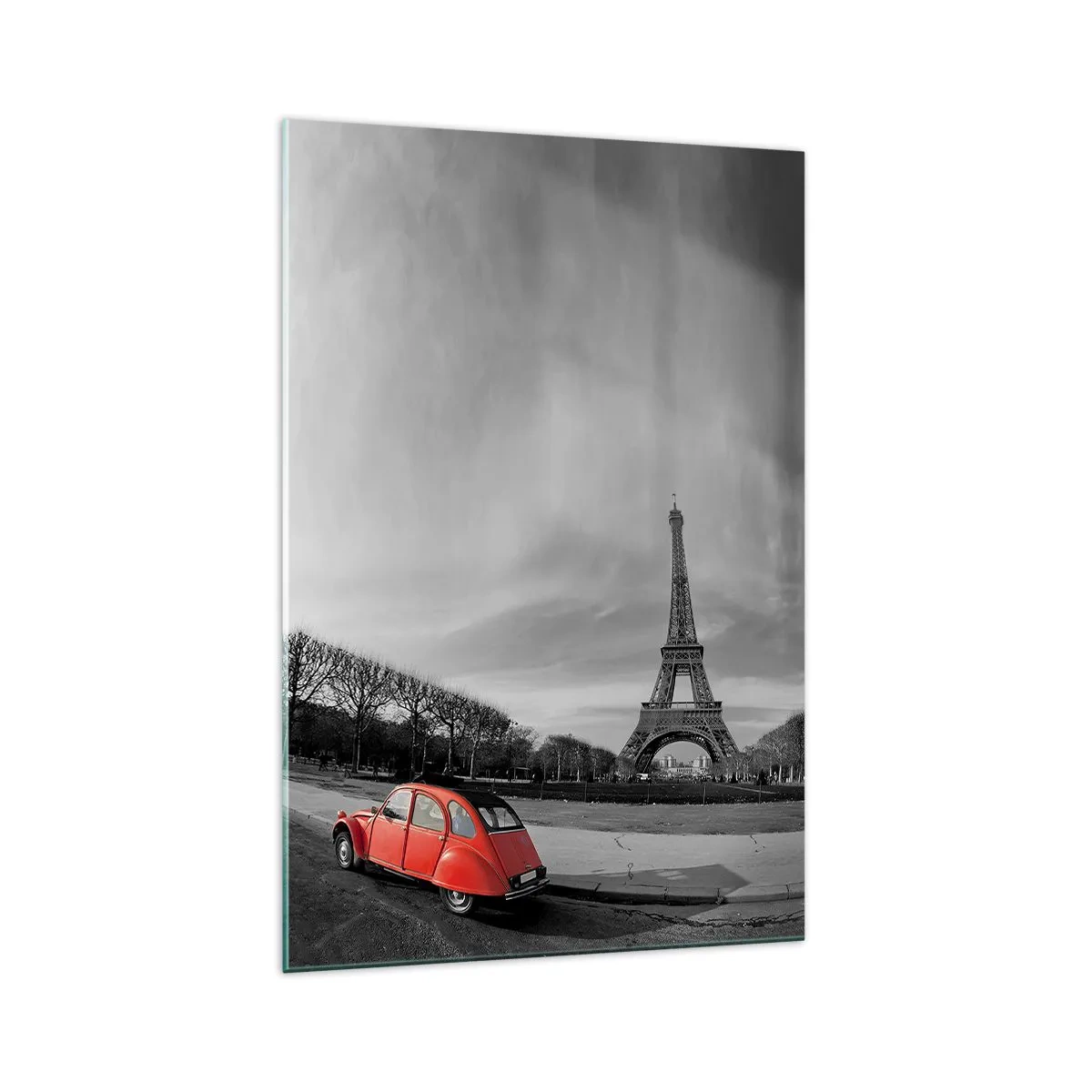 Tablou pe sticlă - Mai pariziană decât Parisul însuși - 70x100 cm