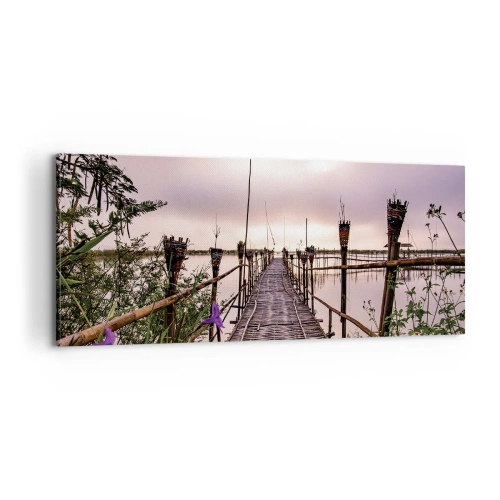 Tablou pe pânză - Pacea și liniștea Asiei - 100x40 cm