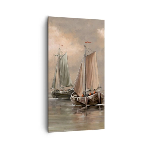 Tablou pe pânză - Întoarcerea marinarilor - 55x100 cm
