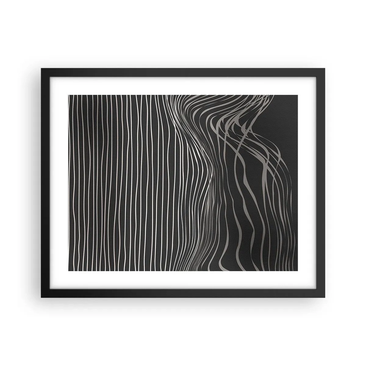 Poster în ramă neagră - Ritm și accent - 50x40 cm