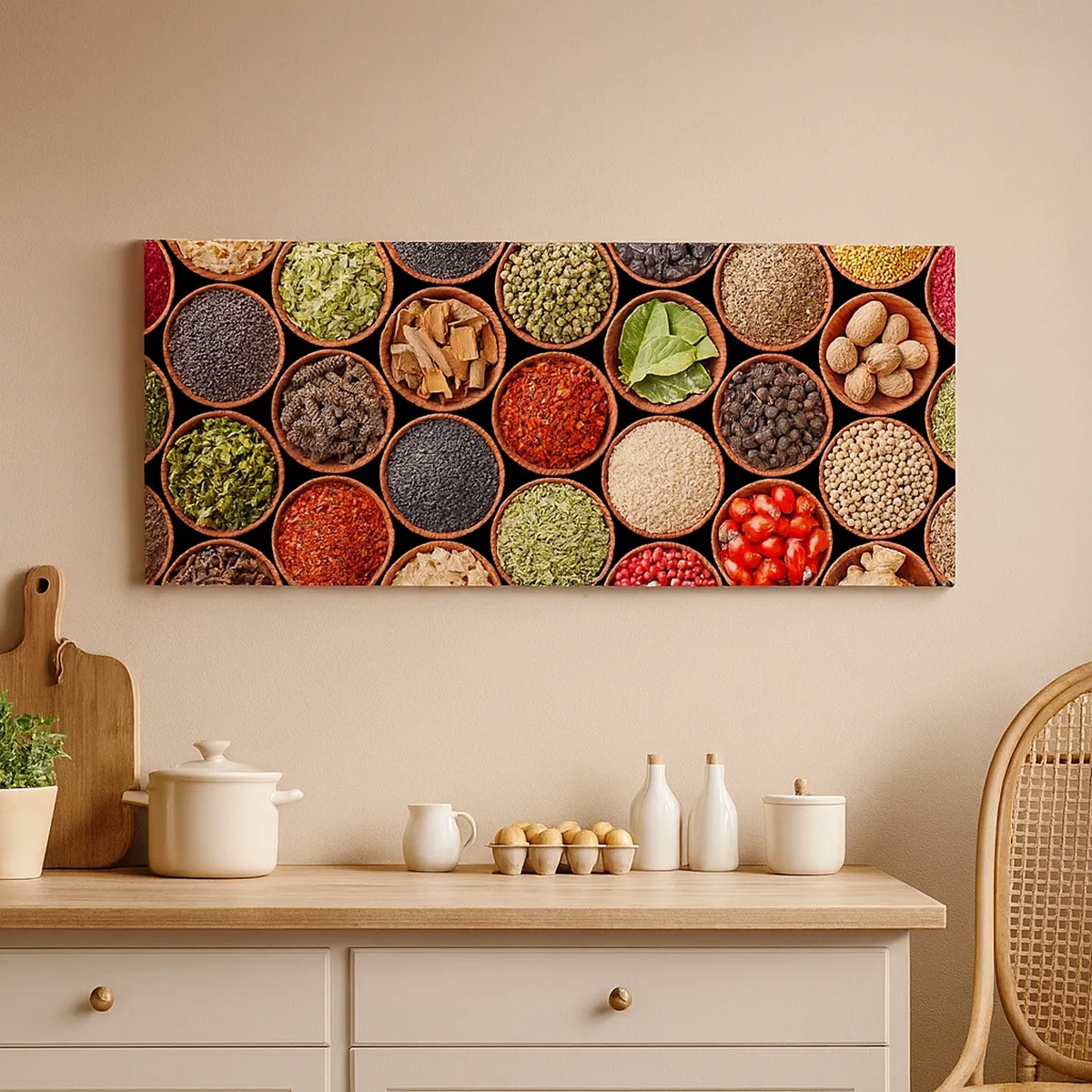 Tablou pe pânză - Toate gusturile lumii - 30x30 cm
