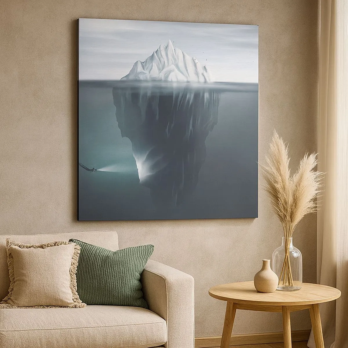 Tablou pe pânză - Un mister subacvatic - 30x30 cm