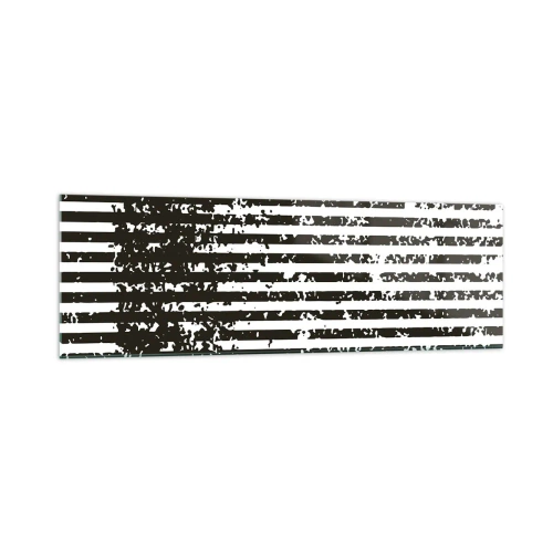 Tablou pe sticlă - Ritm și zgomot - 160x50 cm