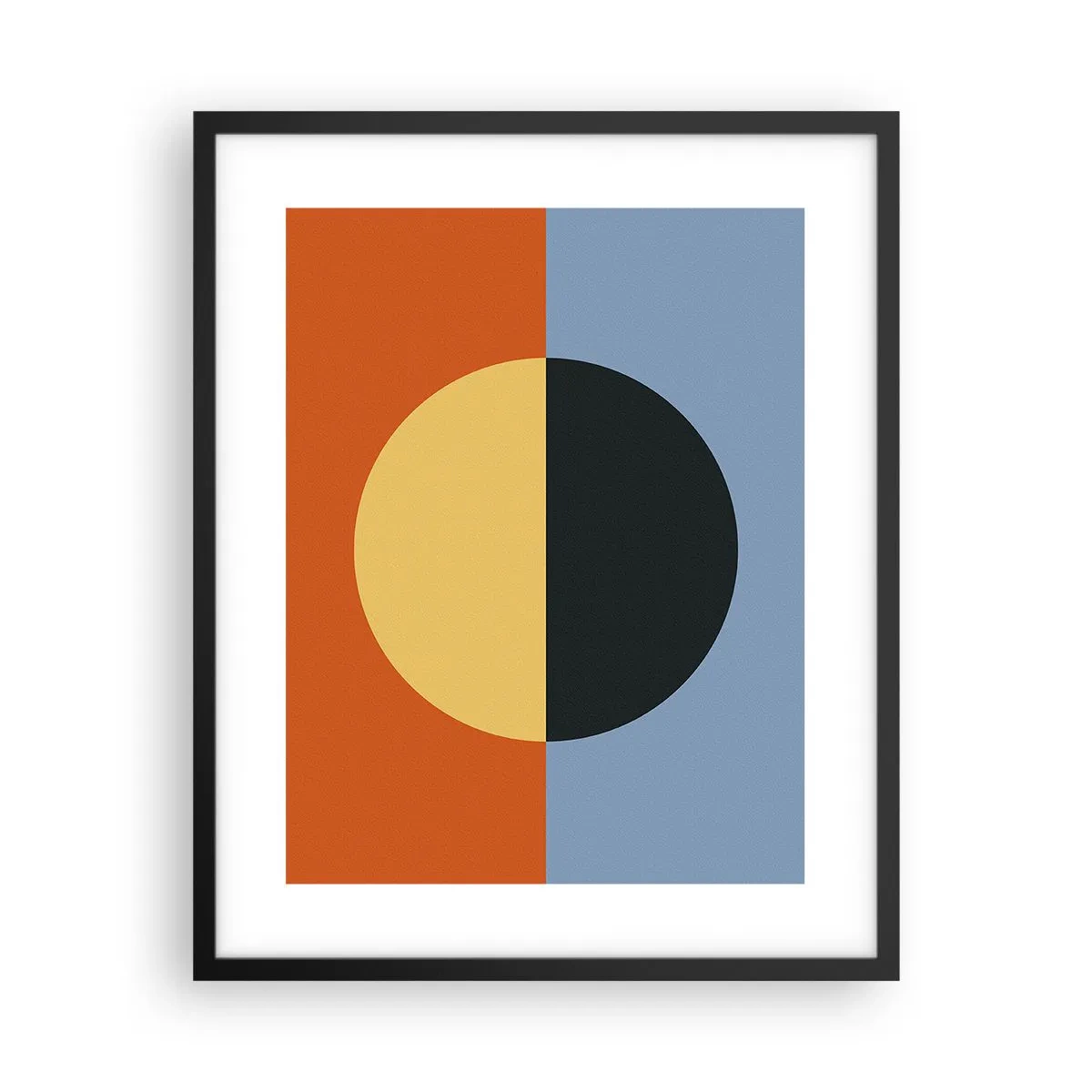 Poster în ramă neagră - O compoziție de căldură și răcoare - 40x50 cm