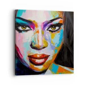 Tablou pe pânză - Nu-ți poți lua ochii de la - 40x40 cm