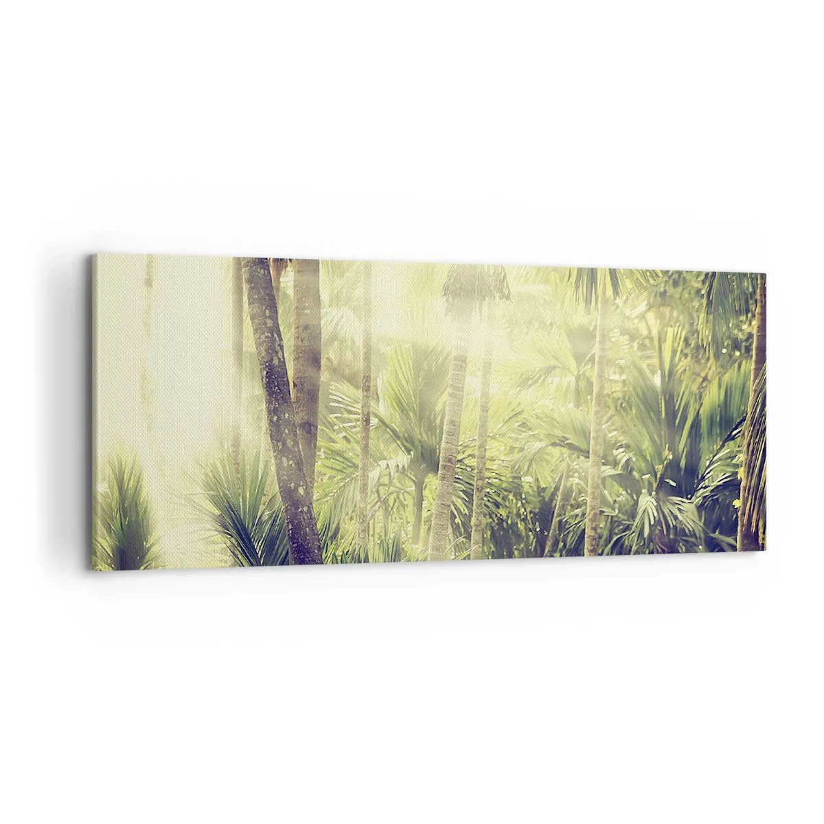 Tablou pe pânză - Ardoare verde - 100x40 cm