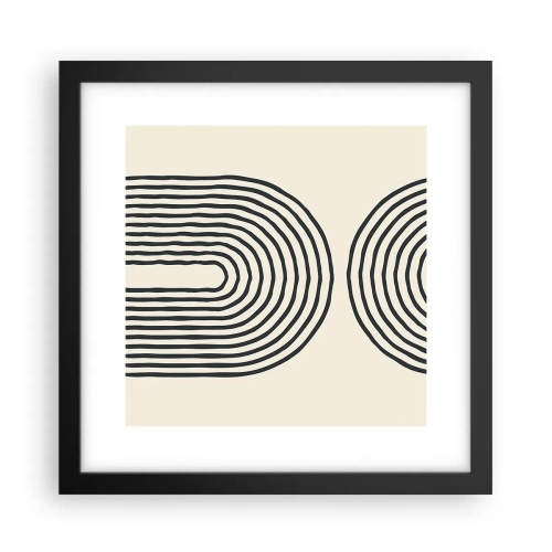 Poster în ramă neagră - În curând... - 30x30 cm
