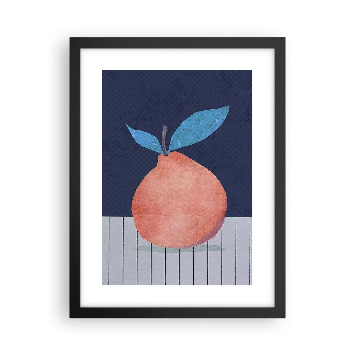 Poster în ramă neagră - Convexitate și plan - 30x40 cm