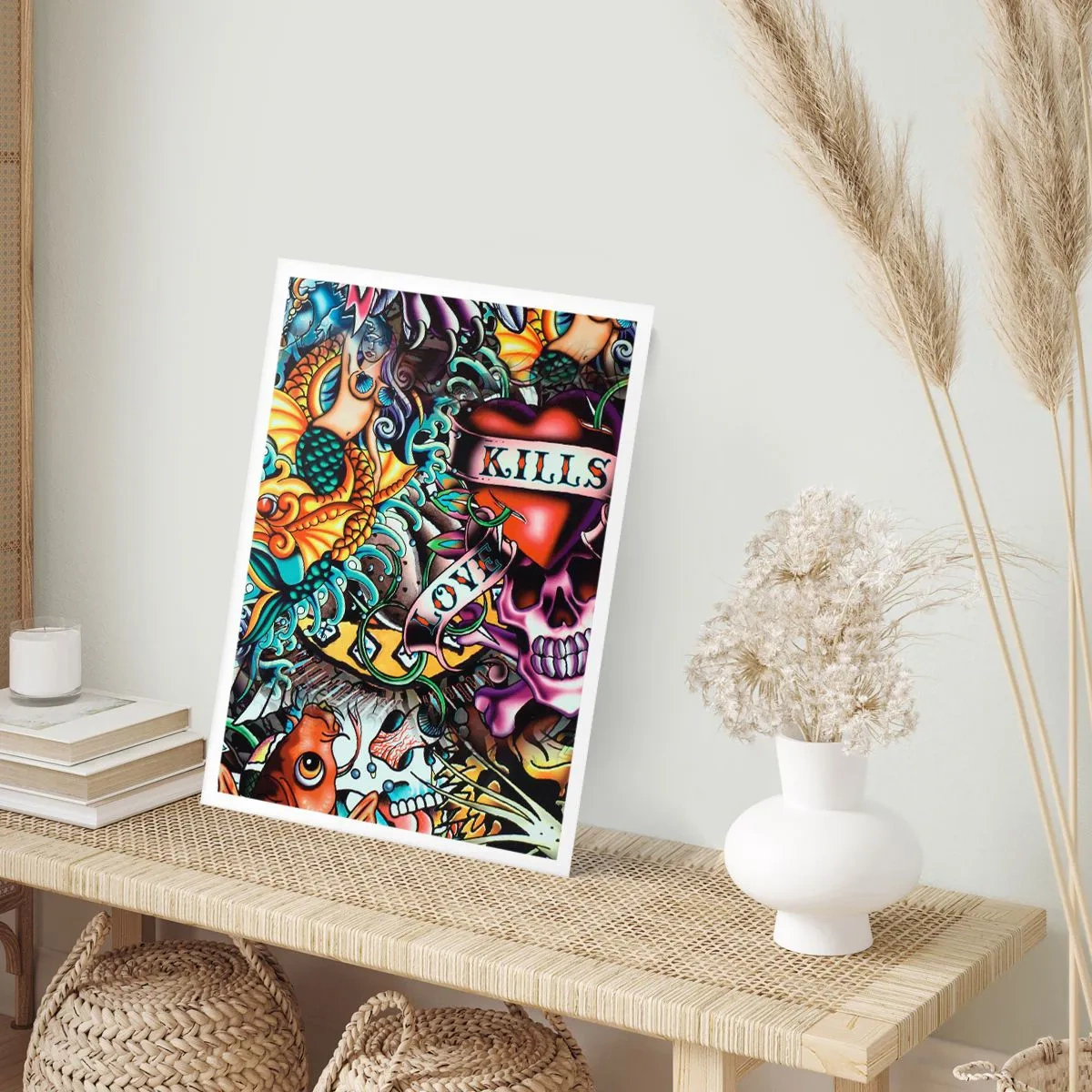 Poster - Visul unui artist tatuator - 40x50 cm