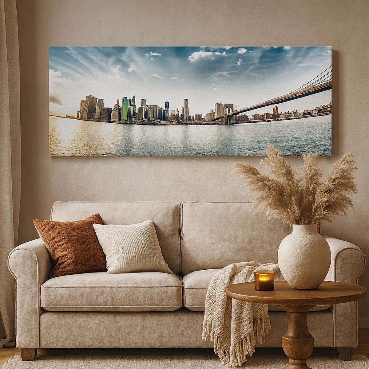 Tablou pe pânză - Insula de sticlă - 30x30 cm