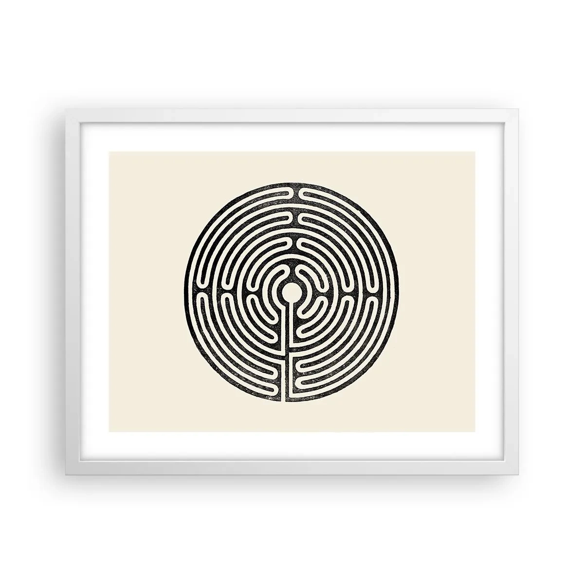 Poster în ramă albă - Ordine secretă - 50x40 cm