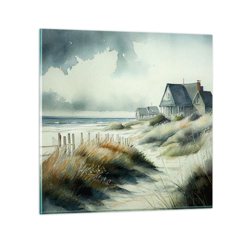 Tablou pe sticlă - Departe de agitație - 30x30 cm