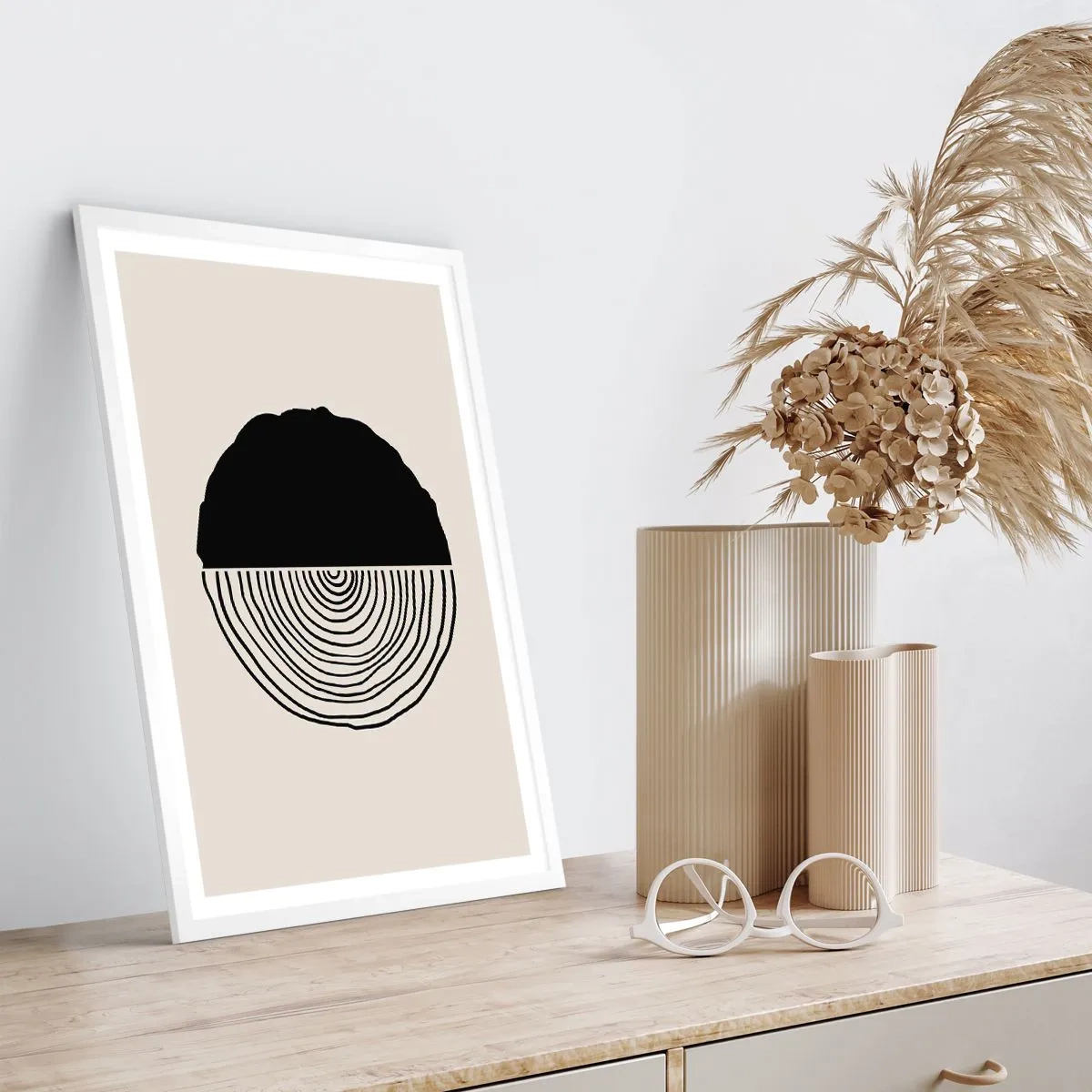 Poster în ramă albă - Jumi-juma - 61x91 cm