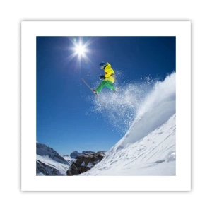 Poster - Dansând cu munții - 40x40 cm