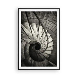 Poster în ramă neagră - În sus și în jos - 61x91 cm