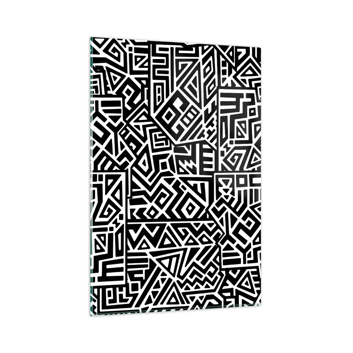 Tablou pe sticlă - Compoziție precolumbiană - 80x120 cm