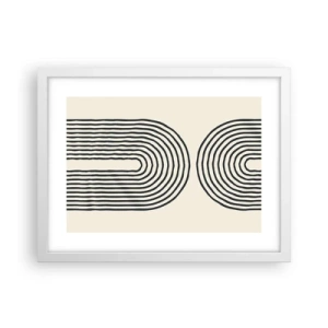 Poster în ramă albă - În curând... - 40x30 cm