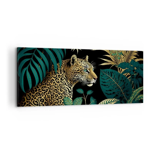 Tablou pe pânză - Domnitorul junglei - 100x40 cm