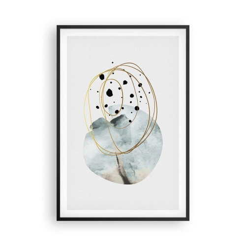 Poster în ramă neagră - În îmbrățișarea spațiului - 61x91 cm