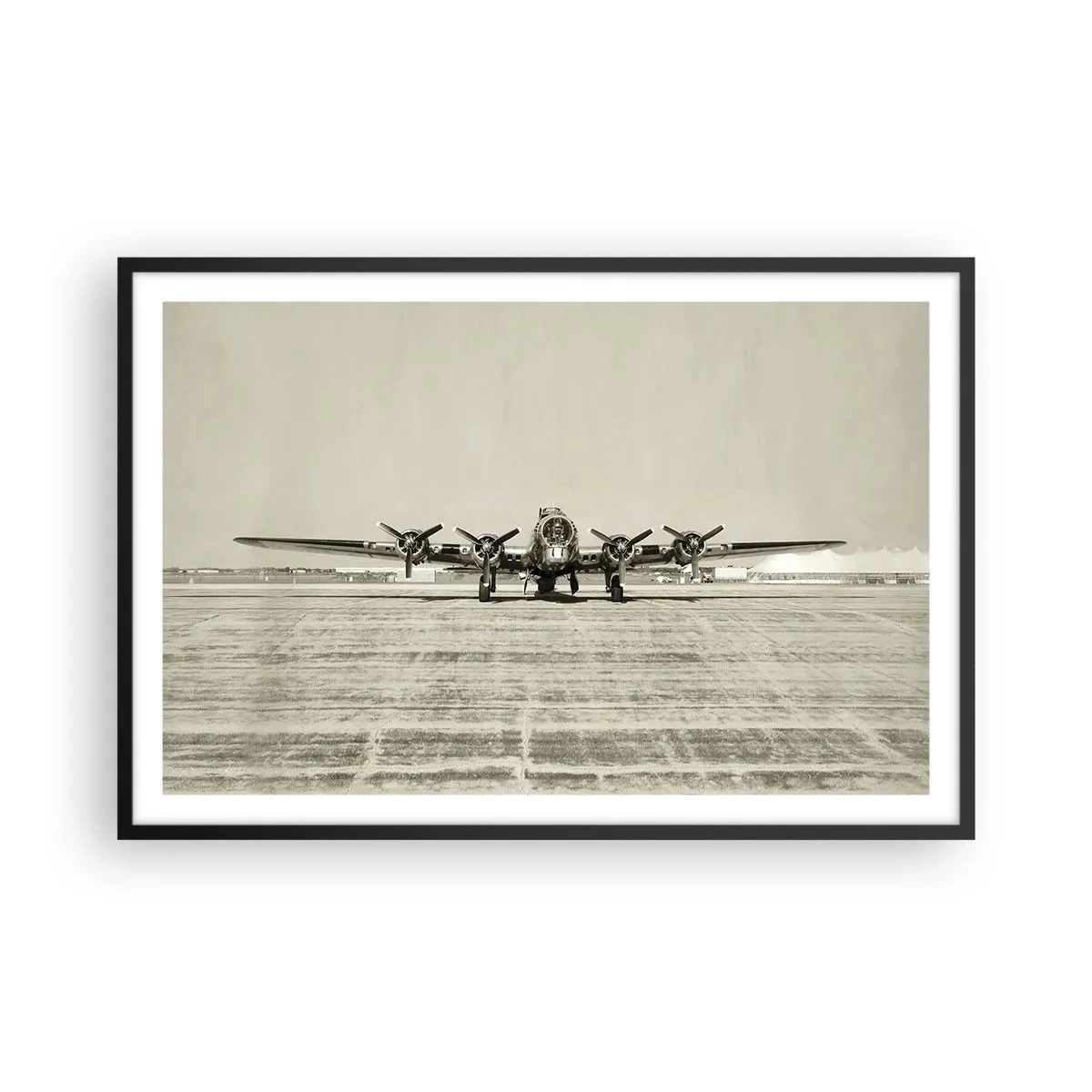 Poster în ramă neagră - Pregătit, ca întotdeauna - 91x61 cm