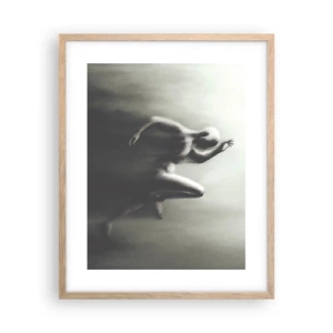 Poster în ramă de stejar deschis - De neoprit - 40x50 cm