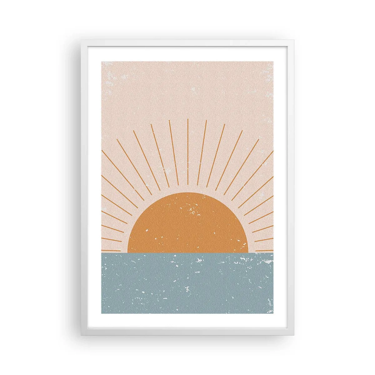 Poster în ramă albă - Un miracol zilnic - 50x70 cm