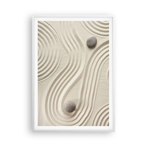 Poster în ramă albă - Atingere de căldură - 70x100 cm