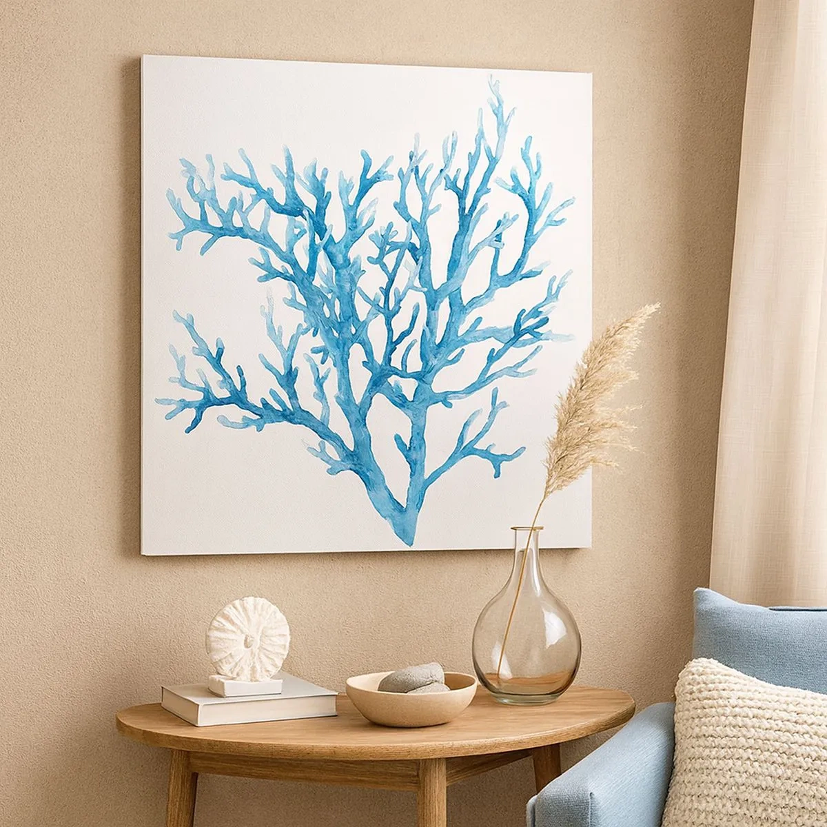 Tablou pe pânză - Filigranul marin - 30x30 cm