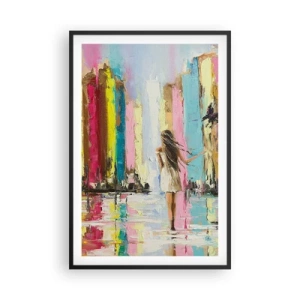 Poster în ramă neagră - Urmați-mă - 61x91 cm