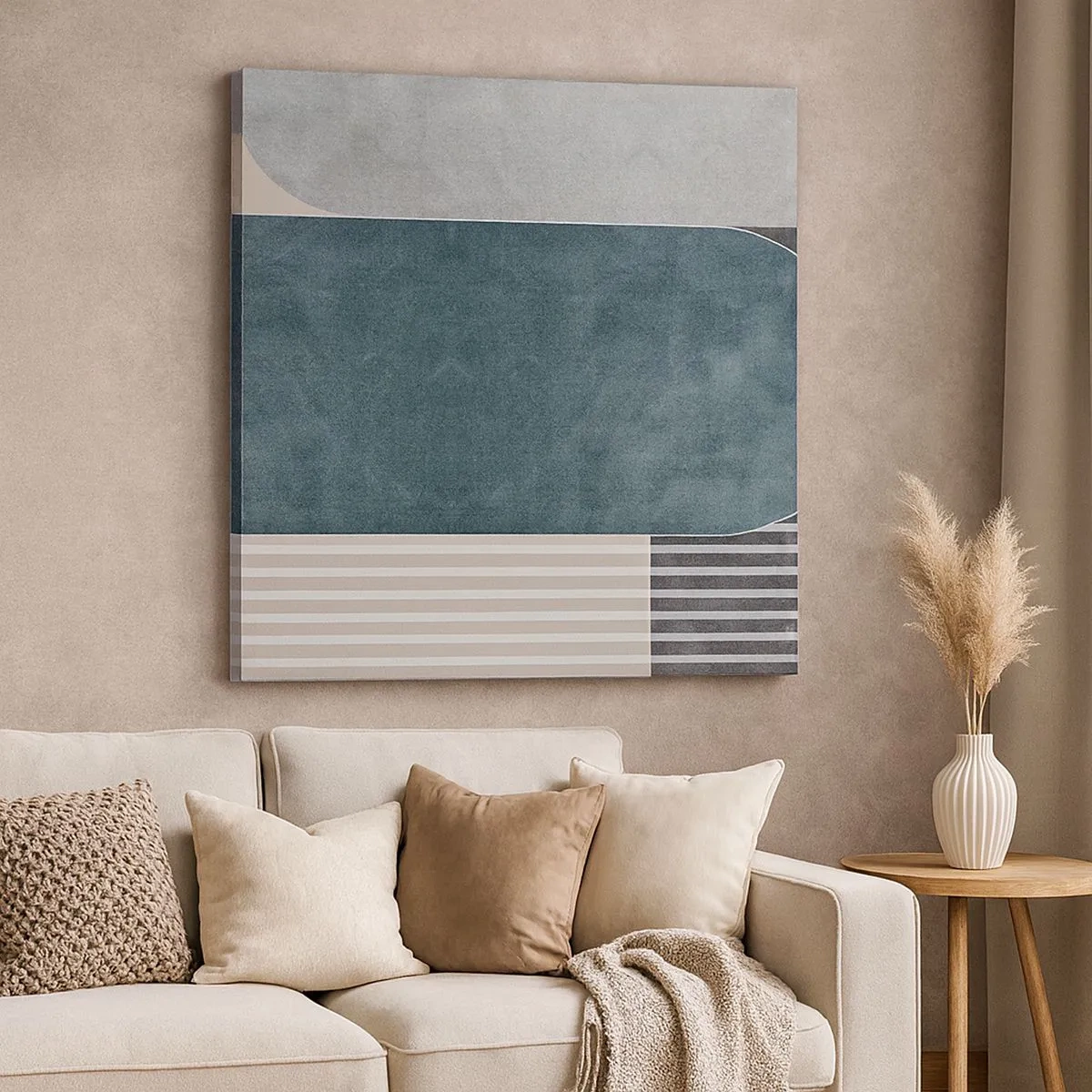 Tablou pe pânză - Compoziție de nivel - 30x30 cm