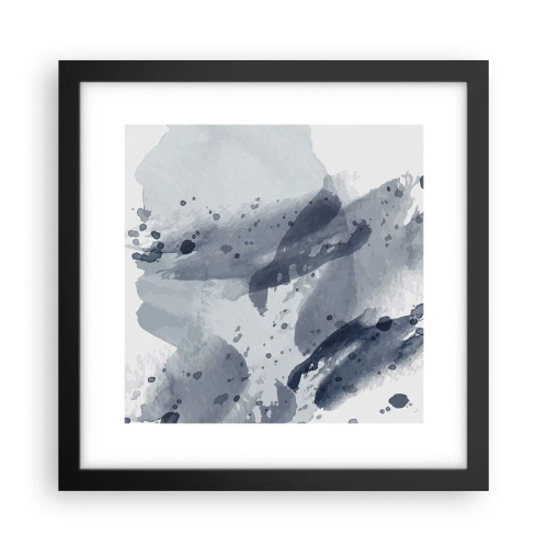 Poster în ramă neagră - Un studiu al naturii de apă - 30x30 cm