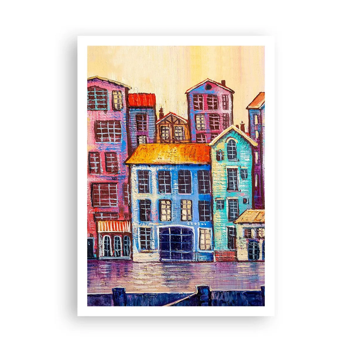 Poster - Un oraș ca în basm - 70x100 cm