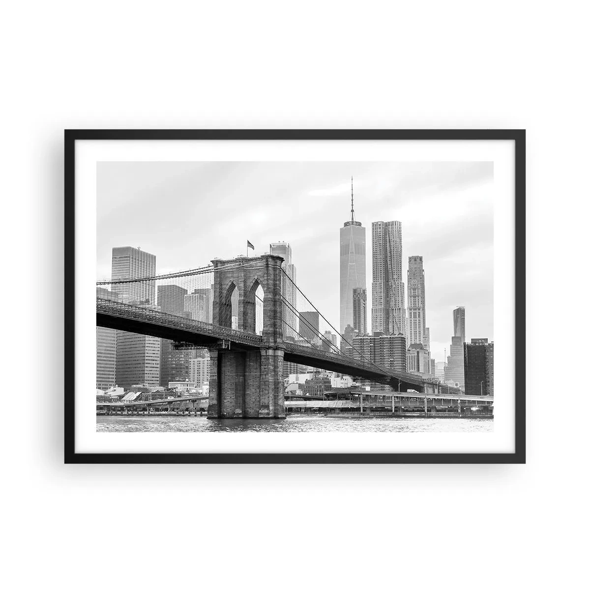 Poster în ramă neagră - New York vibes - 70x50 cm