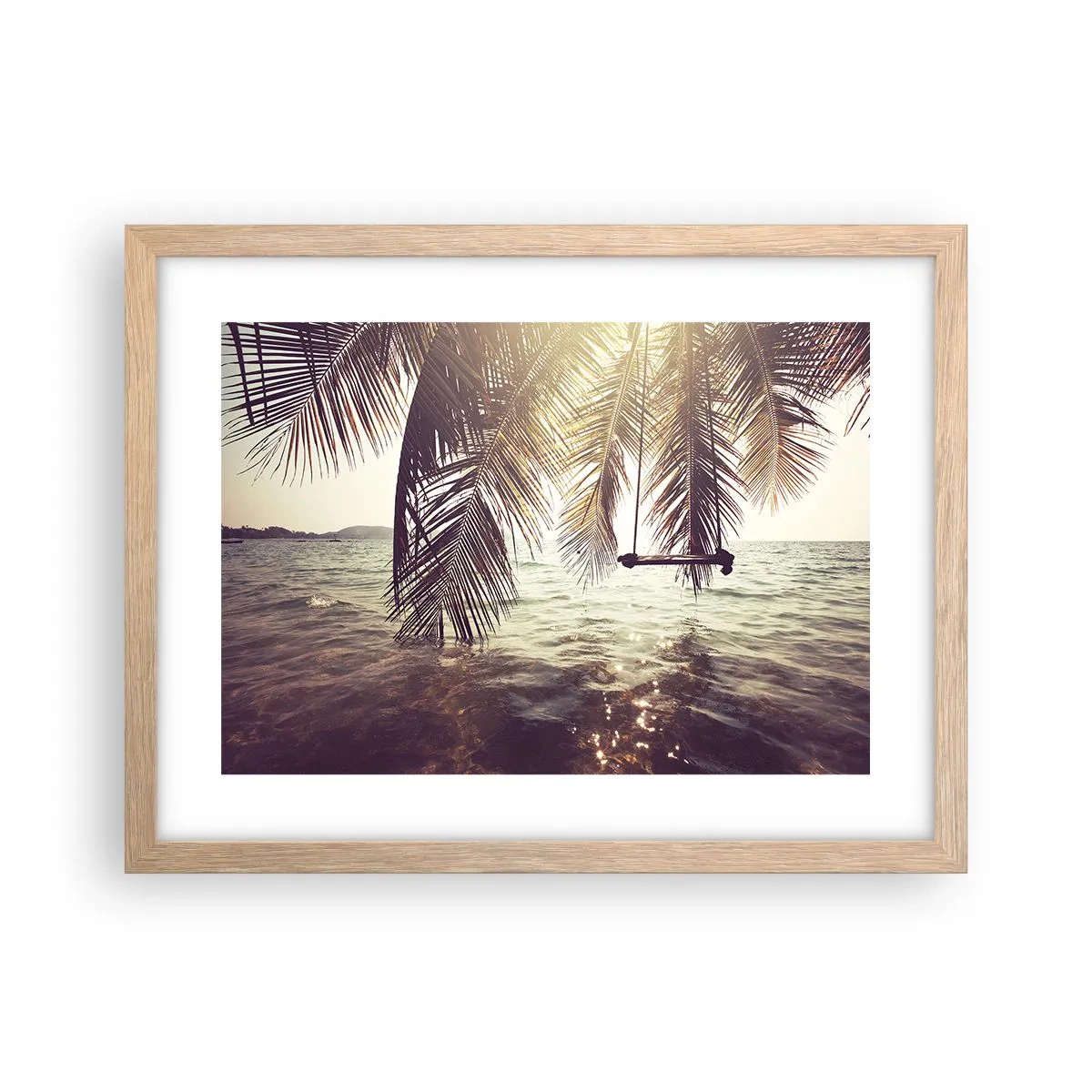 Poster în ramă de stejar deschis - Poți să te dai în vânt după pofta inimii tale - 40x30 cm