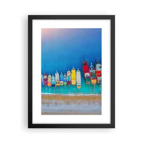 Poster în ramă neagră - Din perspectiva unei păsări - 30x40 cm