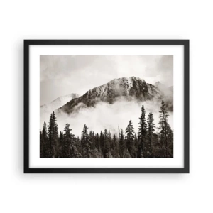 Poster în ramă neagră - Stăpânul de granit - 50x40 cm