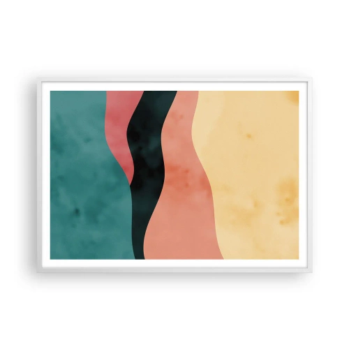 Poster în ramă albă - Neconformitate compatibilă - 100x70 cm