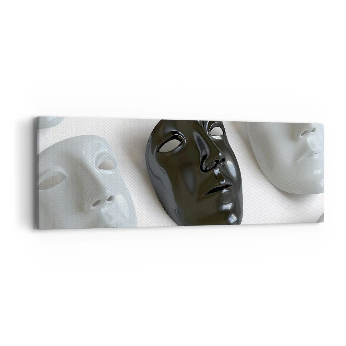 Tablou pe pânză - Cum să ieșiți în evidență? - 90x30 cm