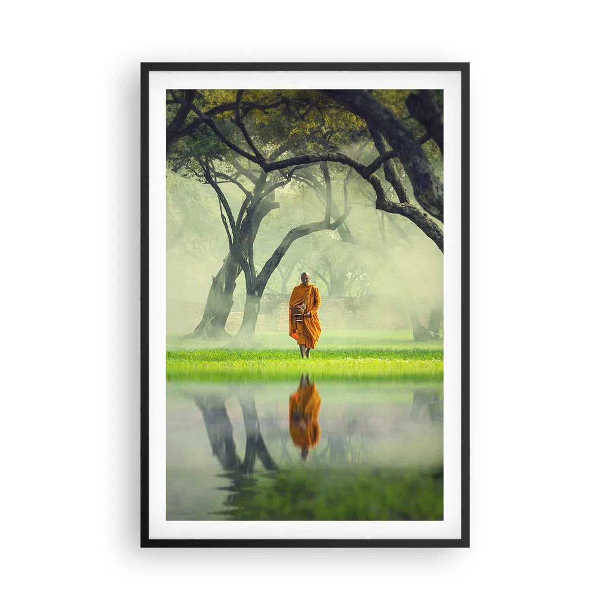 Poster în ramă neagră - Pe drumul spre iluminare - 61x91 cm