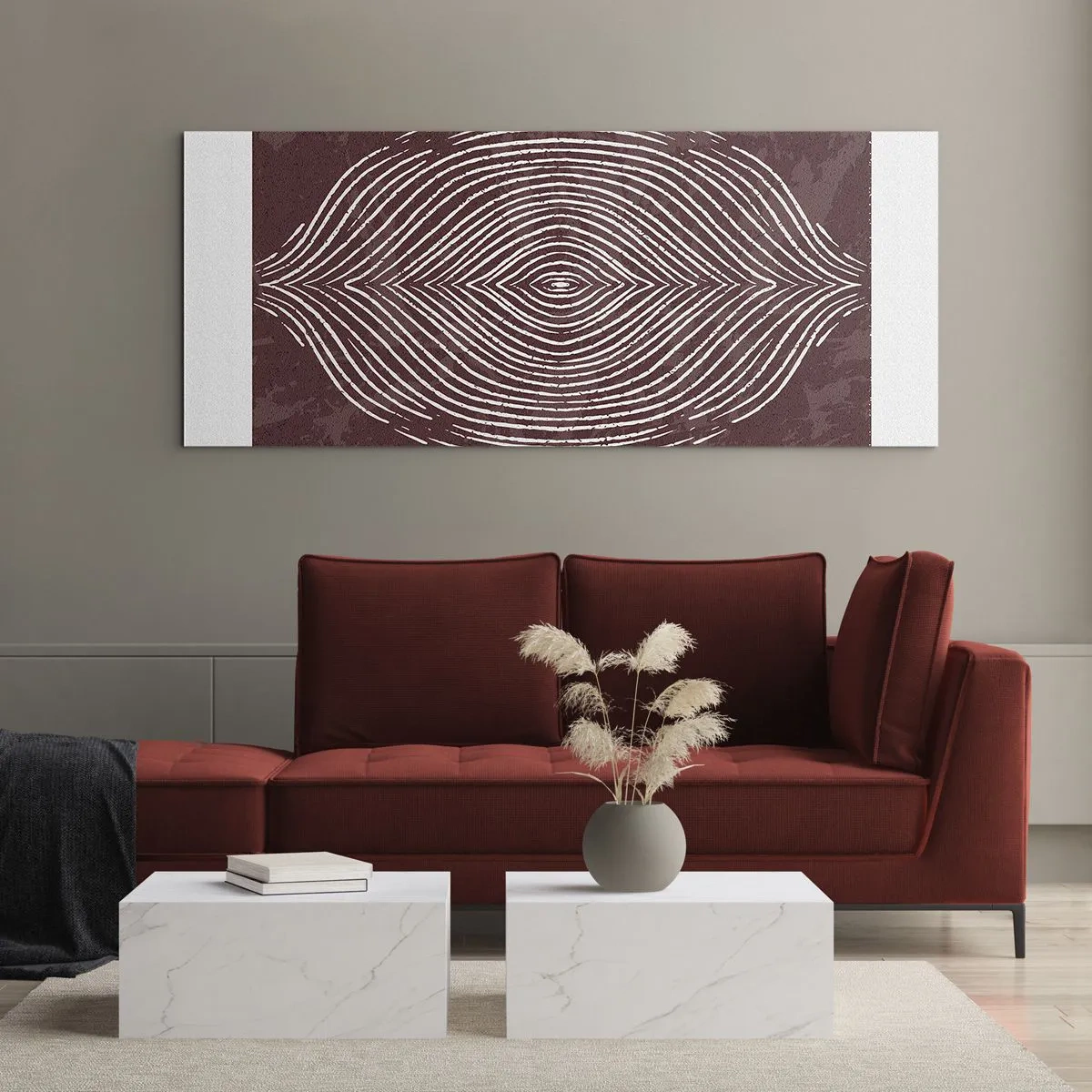 Tablou pe sticlă - Spațiul vorbește - 140x50 cm