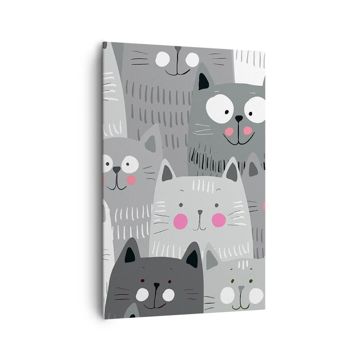 Tablou pe pânză - Lumea felină - 80x120 cm